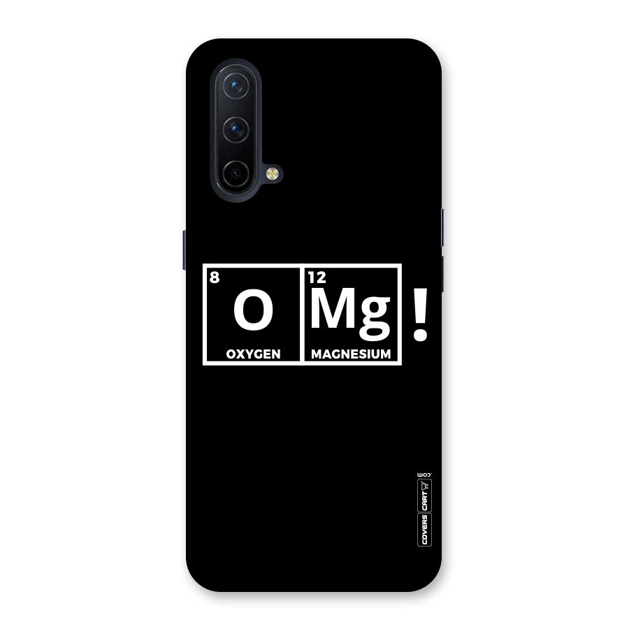 OMG Chemistry Pun Back Case for OnePlus Nord CE 5G