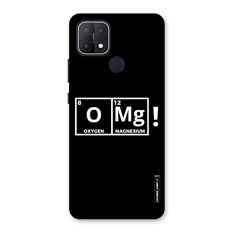 OMG Chemistry Pun Back Case for Oppo A15