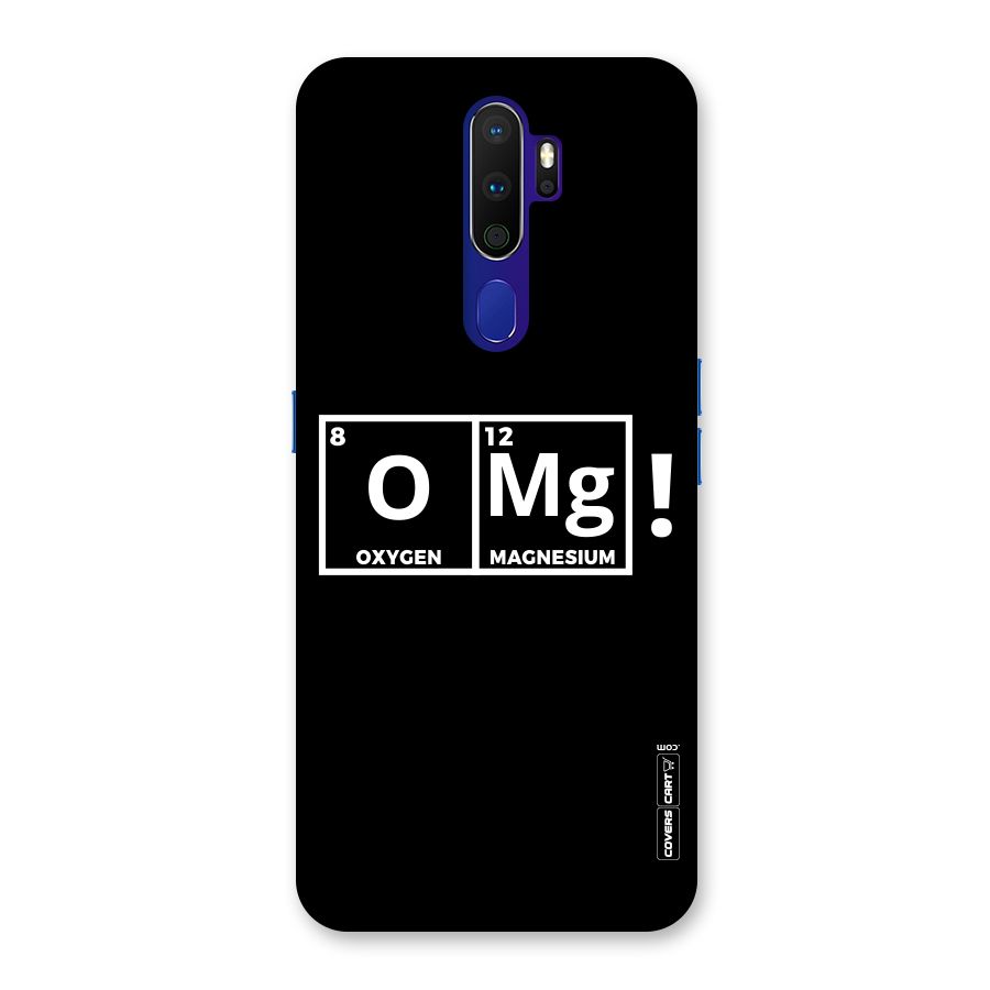 OMG Chemistry Pun Back Case for Oppo A9 (2020)