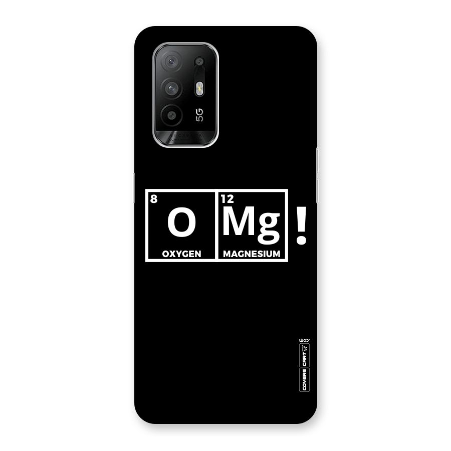 OMG Chemistry Pun Back Case for Oppo F19 Pro Plus 5G