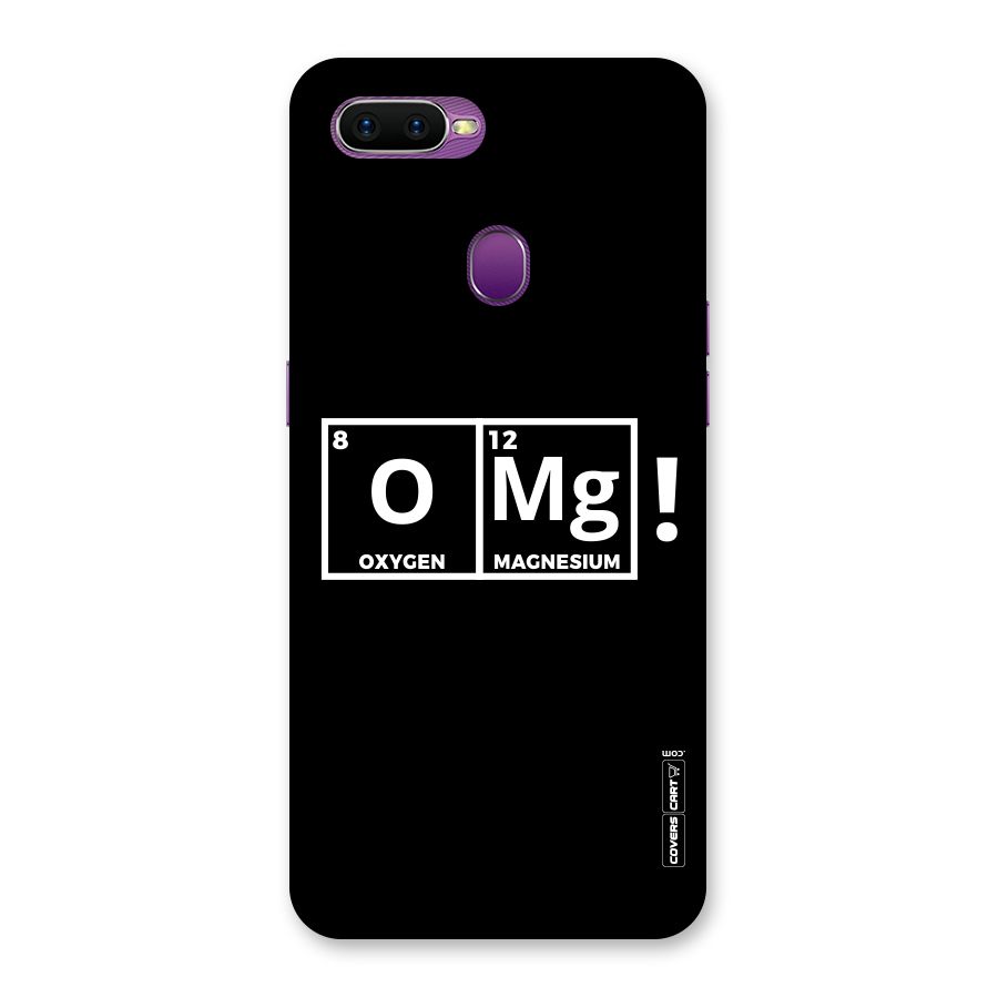 OMG Chemistry Pun Back Case for Oppo F9