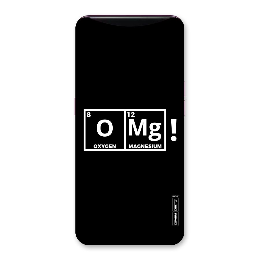OMG Chemistry Pun Back Case for Oppo Find X