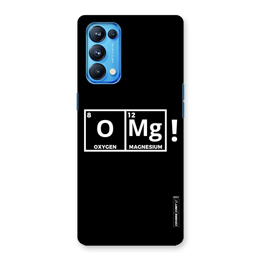 OMG Chemistry Pun Back Case for Oppo Reno5 Pro 5G