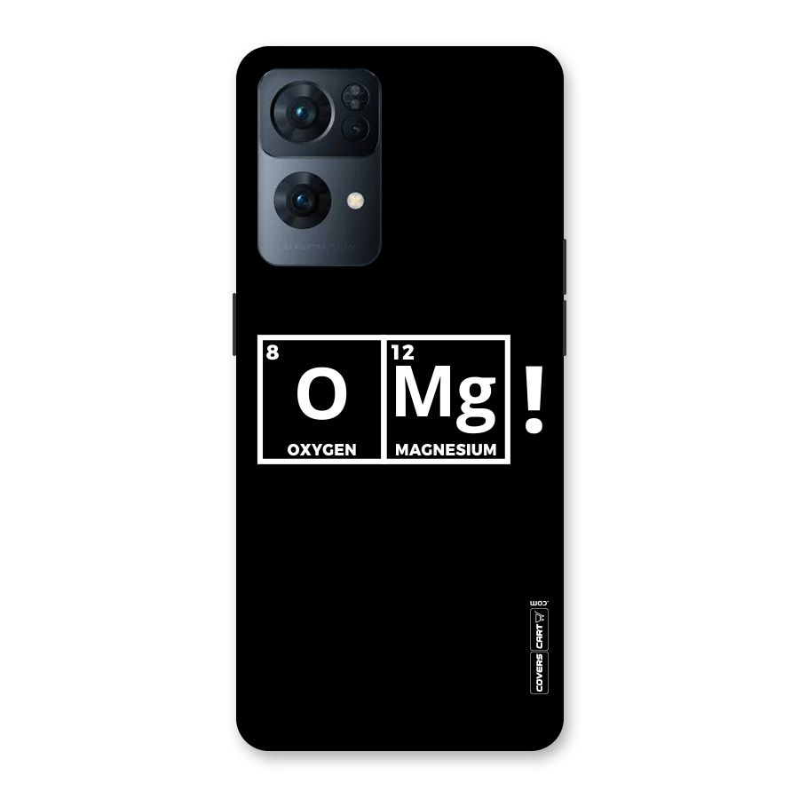 OMG Chemistry Pun Back Case for Oppo Reno7 Pro 5G