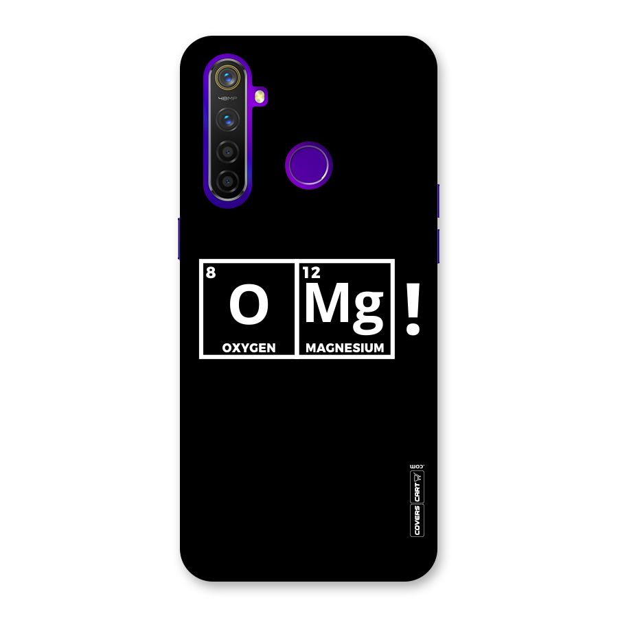 OMG Chemistry Pun Back Case for Realme 5 Pro