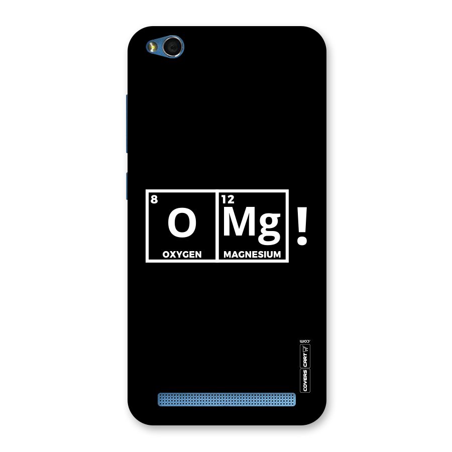 OMG Chemistry Pun Back Case for Redmi 5A