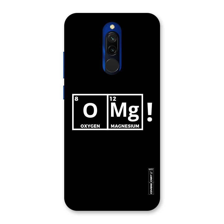 OMG Chemistry Pun Back Case for Redmi 8