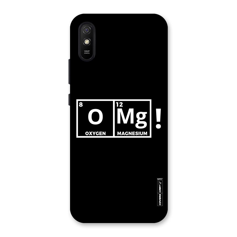 OMG Chemistry Pun Back Case for Redmi 9A
