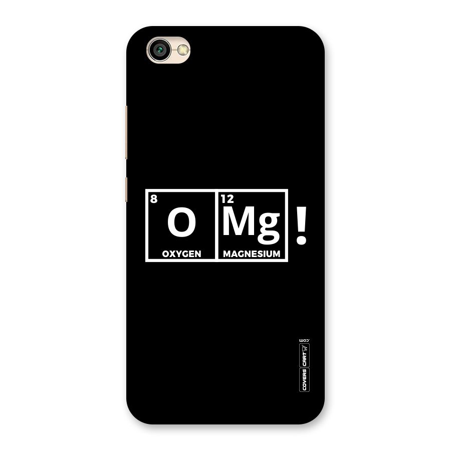 OMG Chemistry Pun Back Case for Redmi Y1 Lite