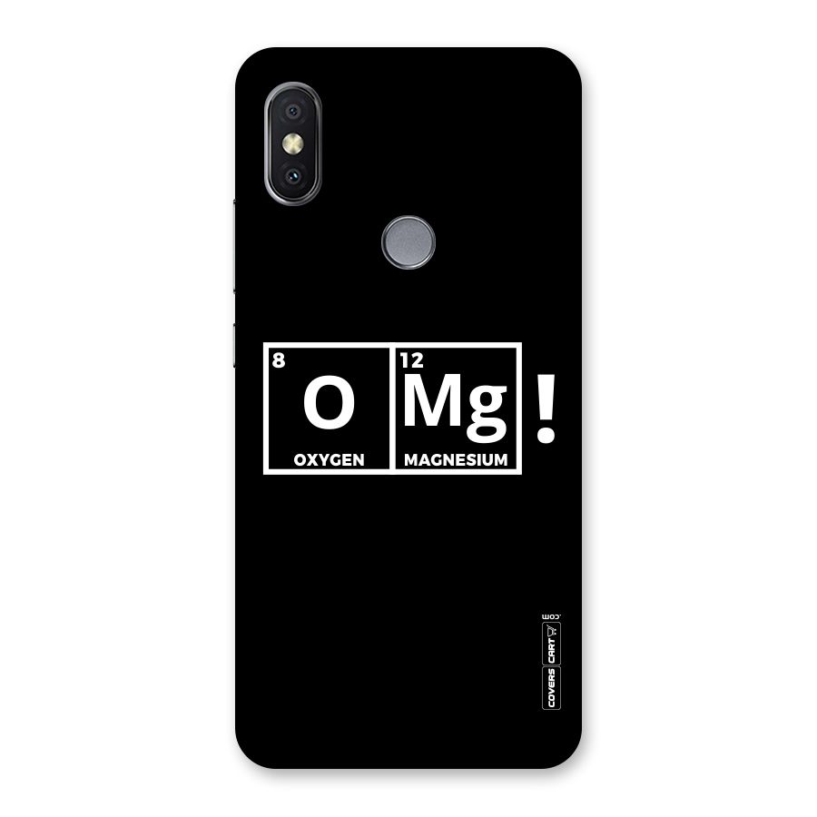 OMG Chemistry Pun Back Case for Redmi Y2