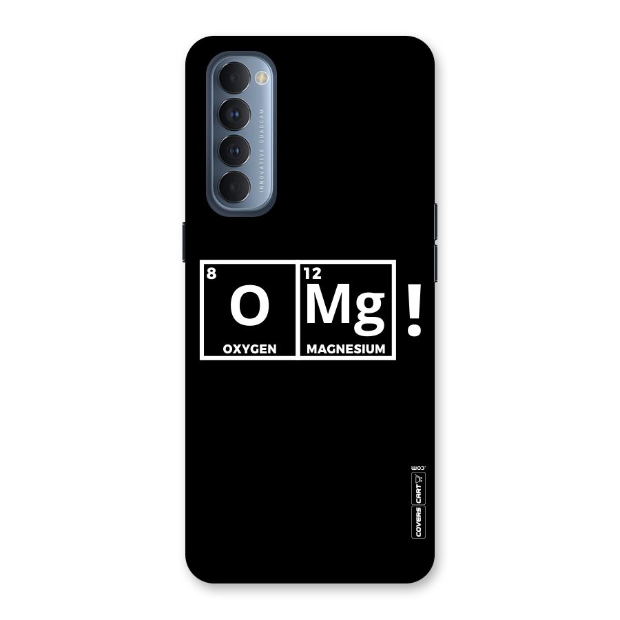 OMG Chemistry Pun Back Case for Reno4 Pro