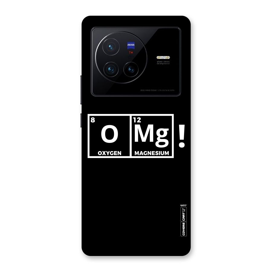 OMG Chemistry Pun Back Case for Vivo X80