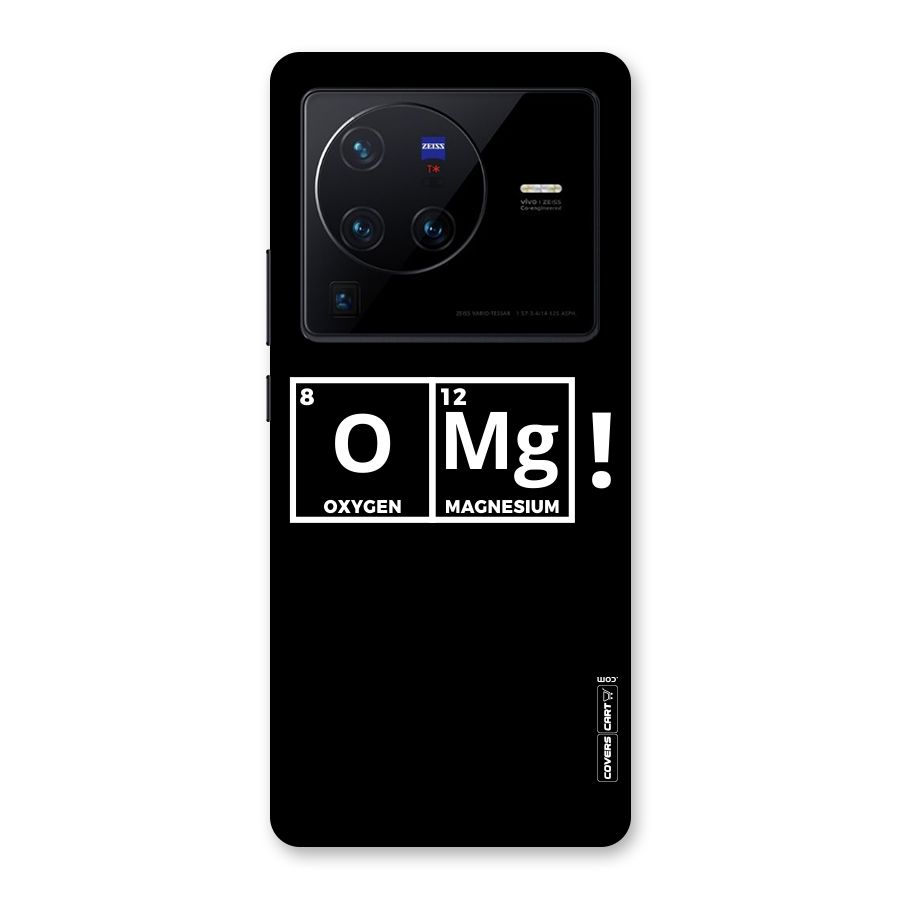 OMG Chemistry Pun Back Case for Vivo X80 Pro