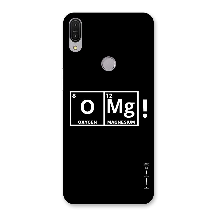 OMG Chemistry Pun Back Case for Zenfone Max Pro M1