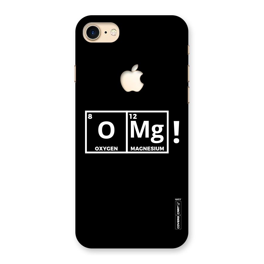 OMG Chemistry Pun Back Case for iPhone 7 Apple Cut