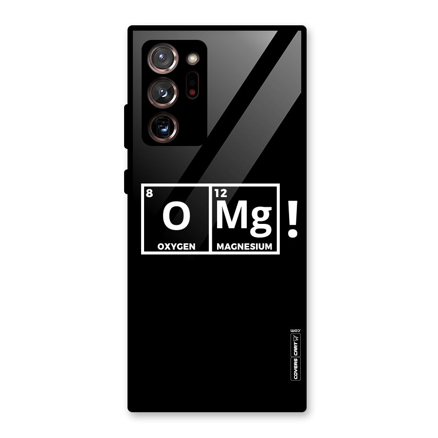 OMG Chemistry Pun Glass Back Case for Galaxy Note 20 Ultra