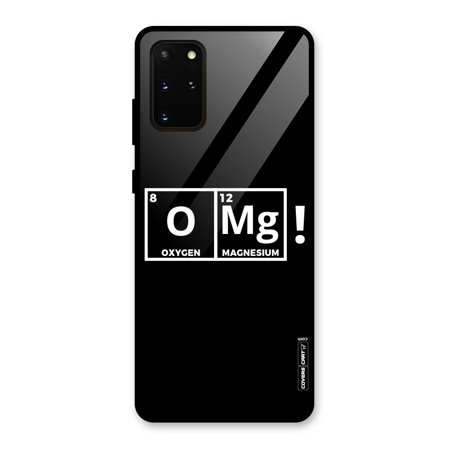 OMG Chemistry Pun Glass Back Case for Galaxy S20 Plus