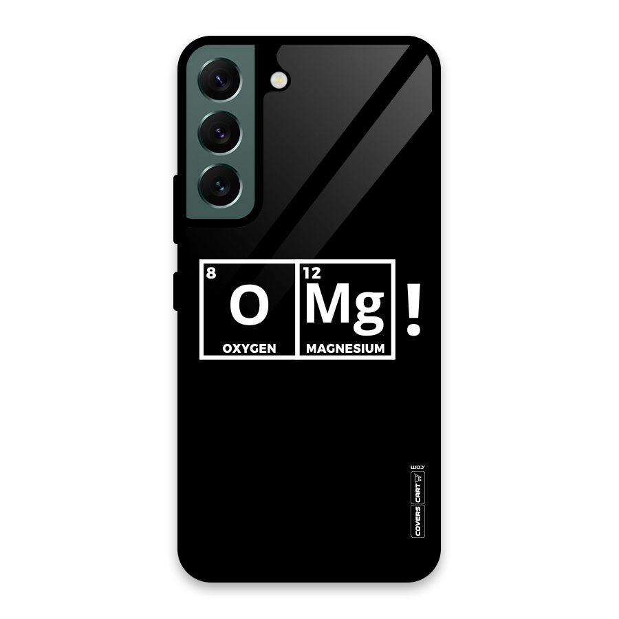OMG Chemistry Pun Glass Back Case for Galaxy S22 5G
