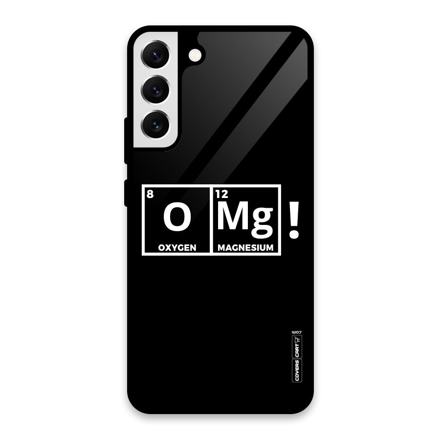OMG Chemistry Pun Glass Back Case for Galaxy S22 Plus 5G