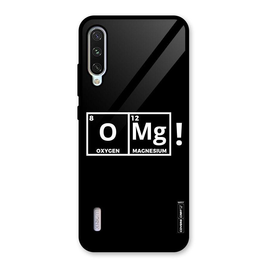 OMG Chemistry Pun Glass Back Case for Mi A3