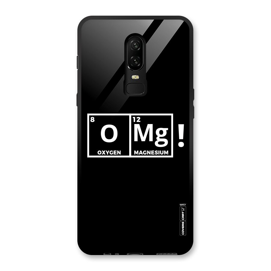 OMG Chemistry Pun Glass Back Case for OnePlus 6