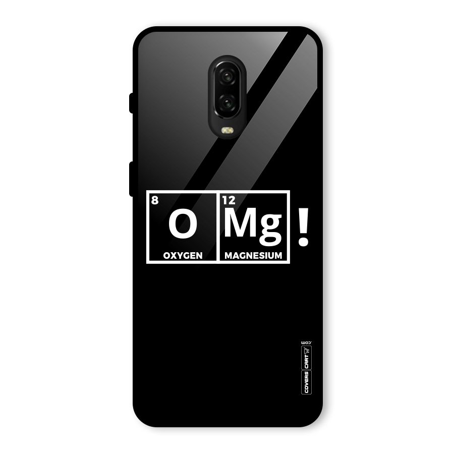 OMG Chemistry Pun Glass Back Case for OnePlus 6T