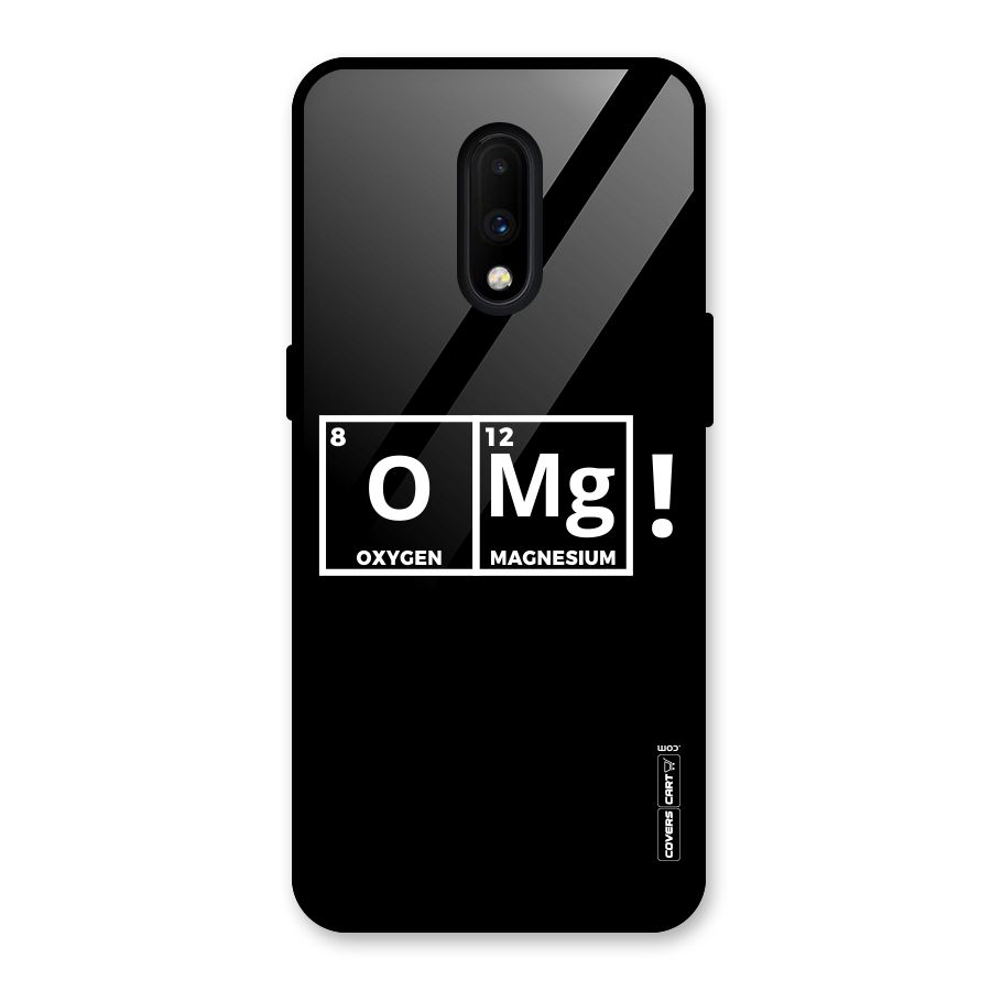 OMG Chemistry Pun Glass Back Case for OnePlus 7