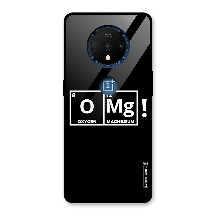 OMG Chemistry Pun Glass Back Case for OnePlus 7T