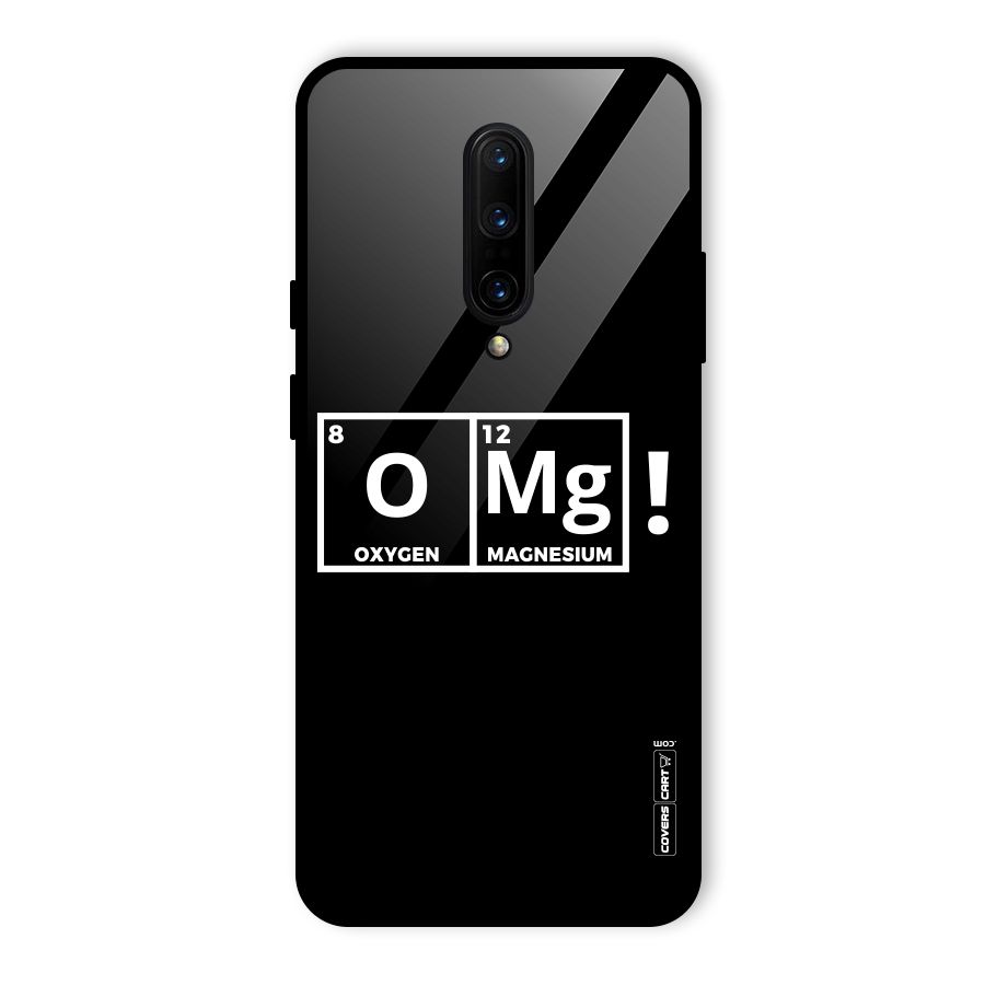OMG Chemistry Pun Glass Back Case for OnePlus 7 Pro