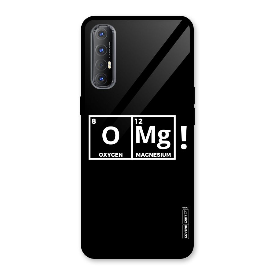 OMG Chemistry Pun Glass Back Case for Oppo Reno3 Pro