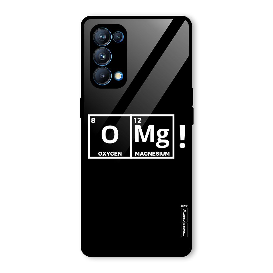 OMG Chemistry Pun Glass Back Case for Oppo Reno5 Pro 5G