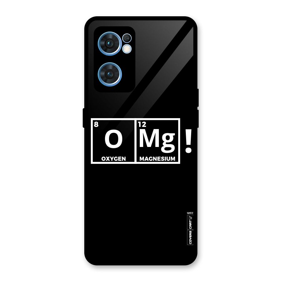 OMG Chemistry Pun Glass Back Case for Oppo Reno7 5G