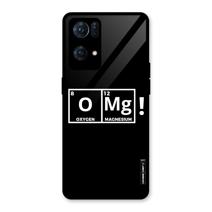 OMG Chemistry Pun Glass Back Case for Oppo Reno7 Pro 5G