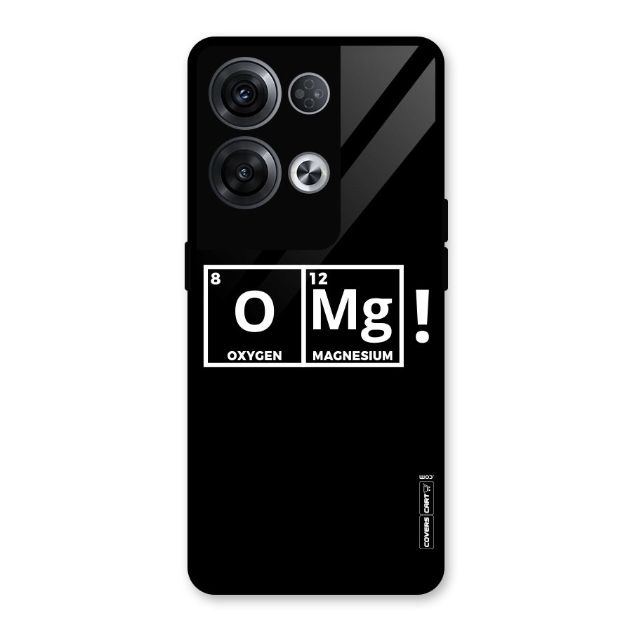 OMG Chemistry Pun Glass Back Case for Oppo Reno8 Pro 5G