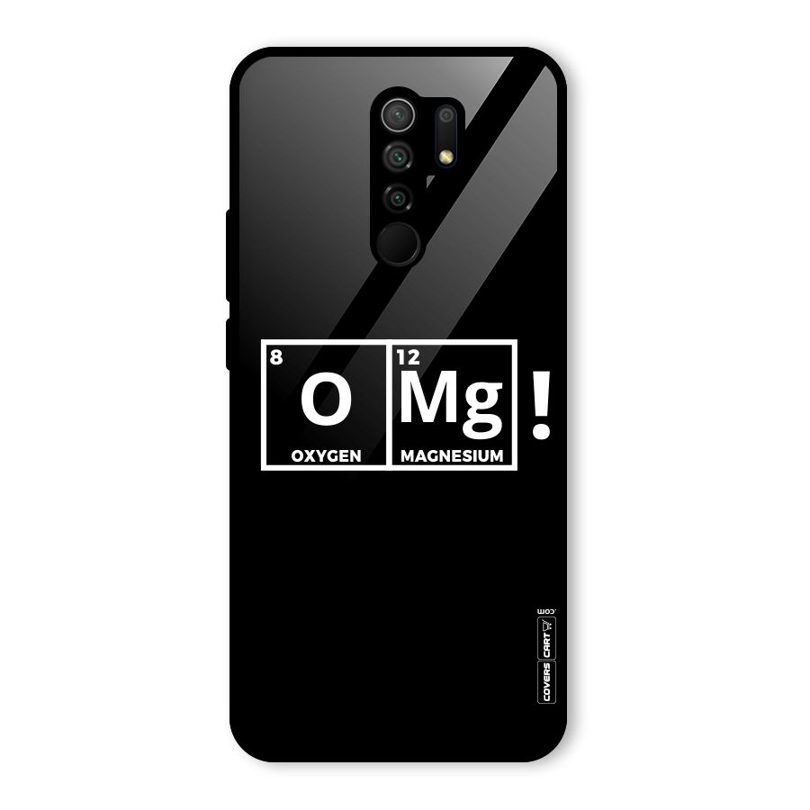 OMG Chemistry Pun Glass Back Case for Poco M2