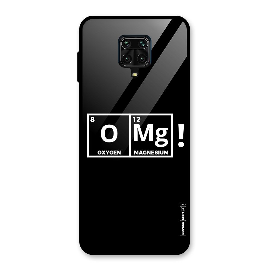 OMG Chemistry Pun Glass Back Case for Poco M2 Pro