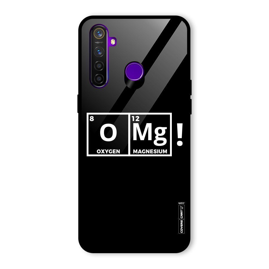 OMG Chemistry Pun Glass Back Case for Realme 5 Pro