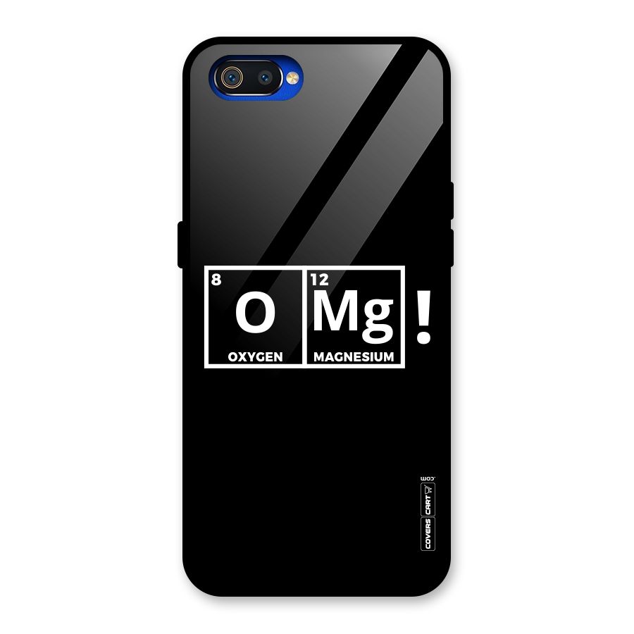 OMG Chemistry Pun Glass Back Case for Realme C2