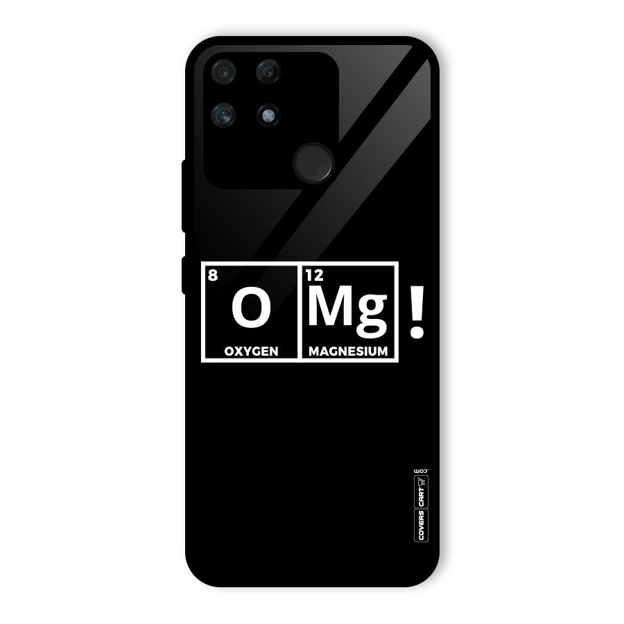 OMG Chemistry Pun Glass Back Case for Realme Narzo 50A