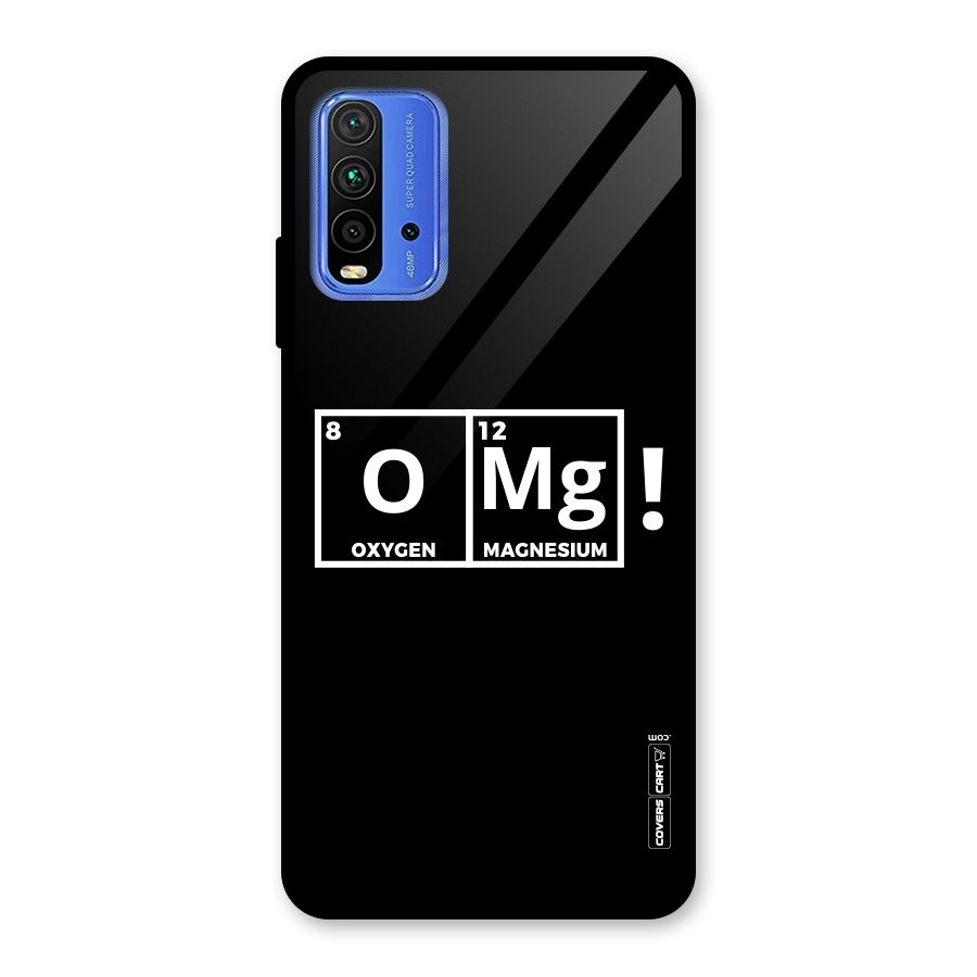 OMG Chemistry Pun Glass Back Case for Redmi 9 Power