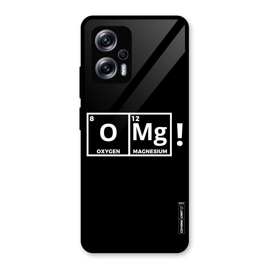 OMG Chemistry Pun Glass Back Case for Redmi K50i