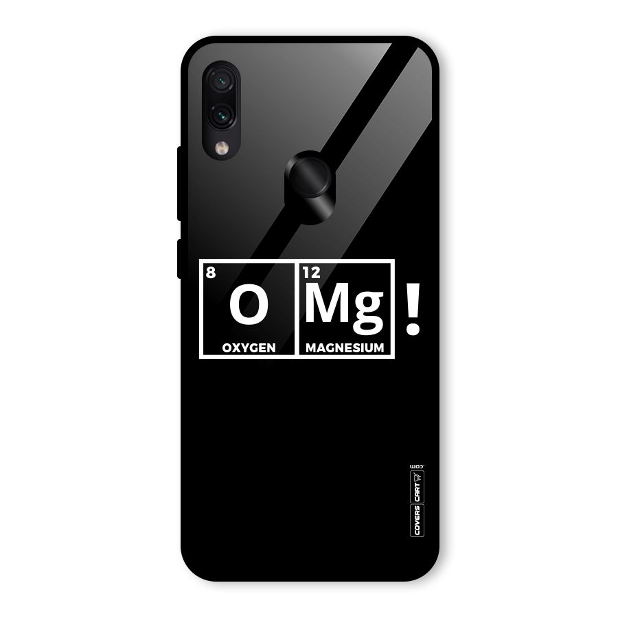 OMG Chemistry Pun Glass Back Case for Redmi Note 7