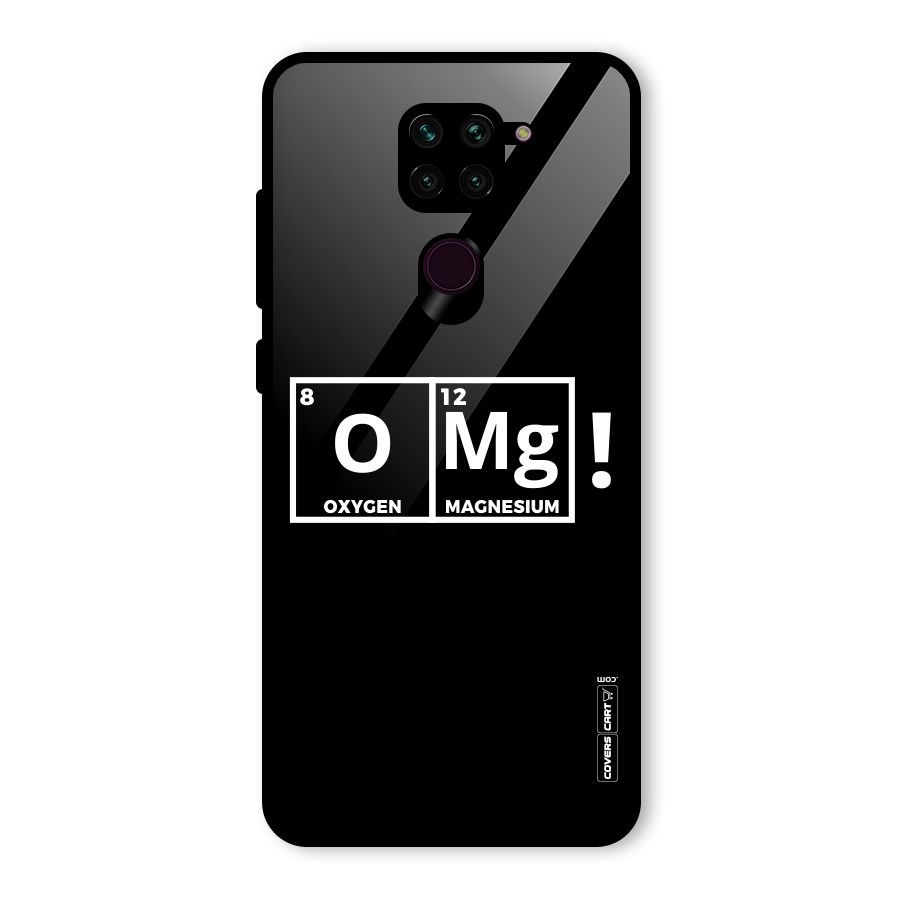 OMG Chemistry Pun Glass Back Case for Redmi Note 9
