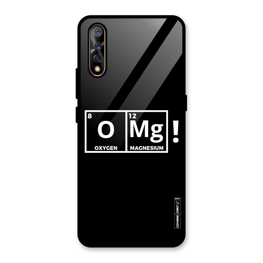 OMG Chemistry Pun Glass Back Case for Vivo S1