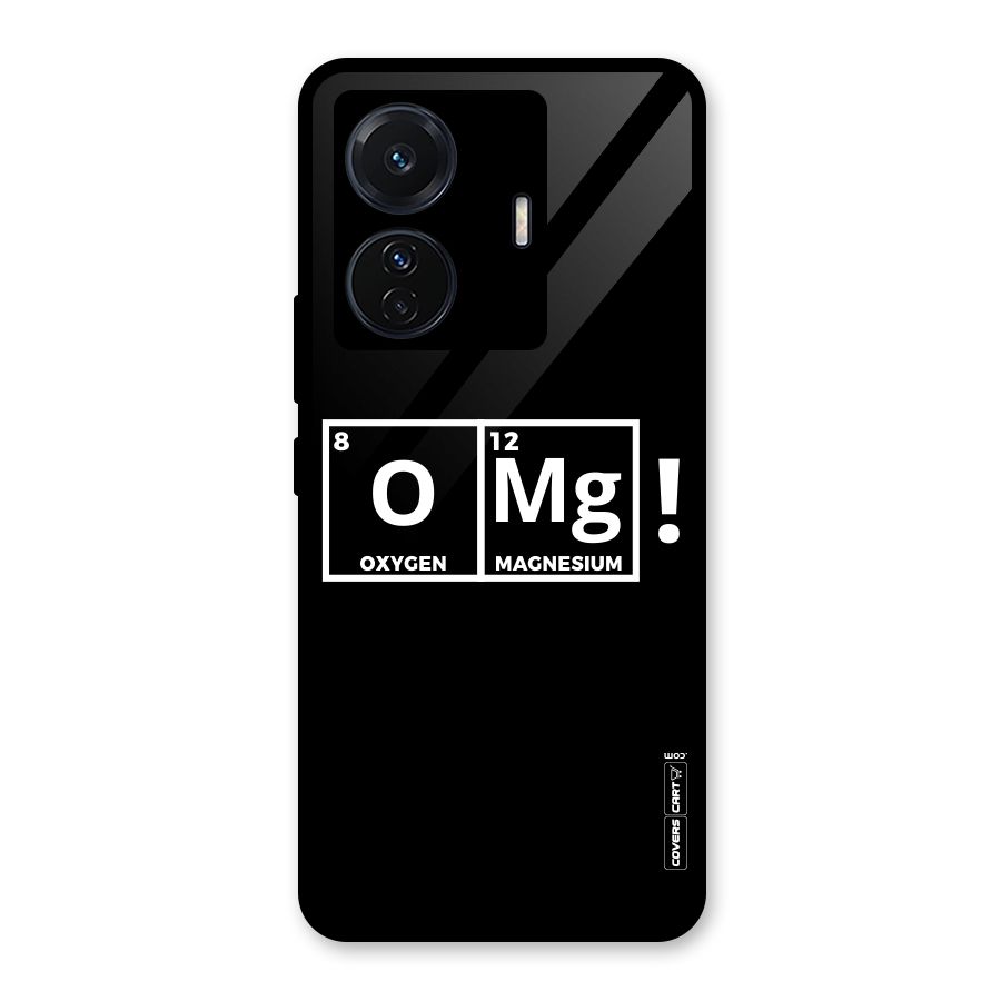OMG Chemistry Pun Glass Back Case for Vivo T1 Pro