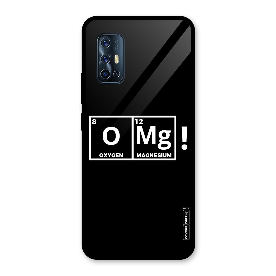 OMG Chemistry Pun Glass Back Case for Vivo V17