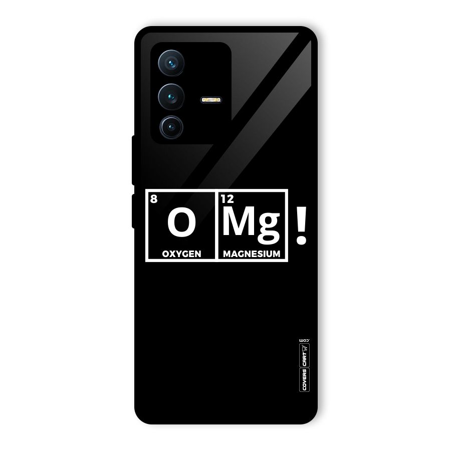 OMG Chemistry Pun Glass Back Case for Vivo V23 Pro