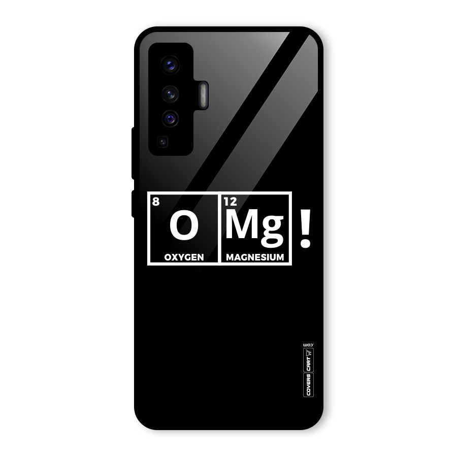 OMG Chemistry Pun Glass Back Case for Vivo X50