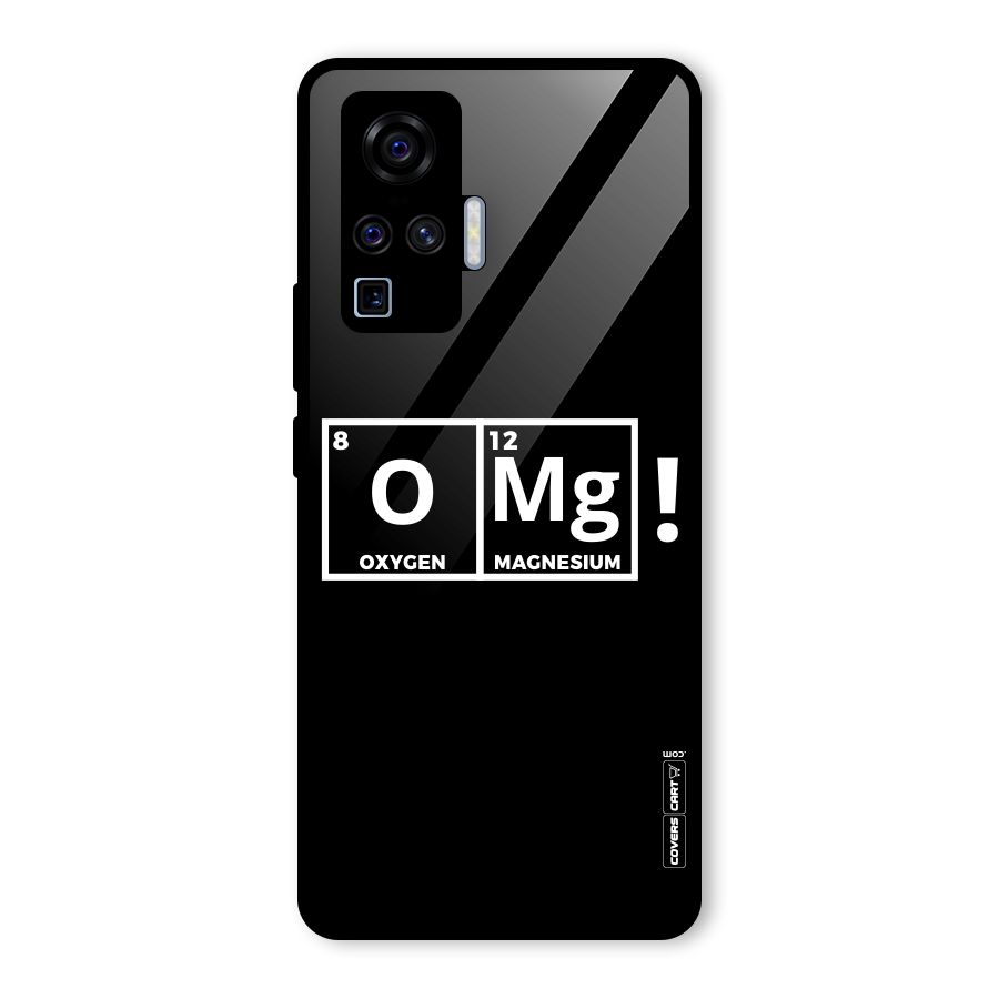 OMG Chemistry Pun Glass Back Case for Vivo X50 Pro
