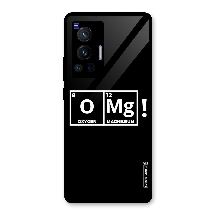 OMG Chemistry Pun Glass Back Case for Vivo X70 Pro